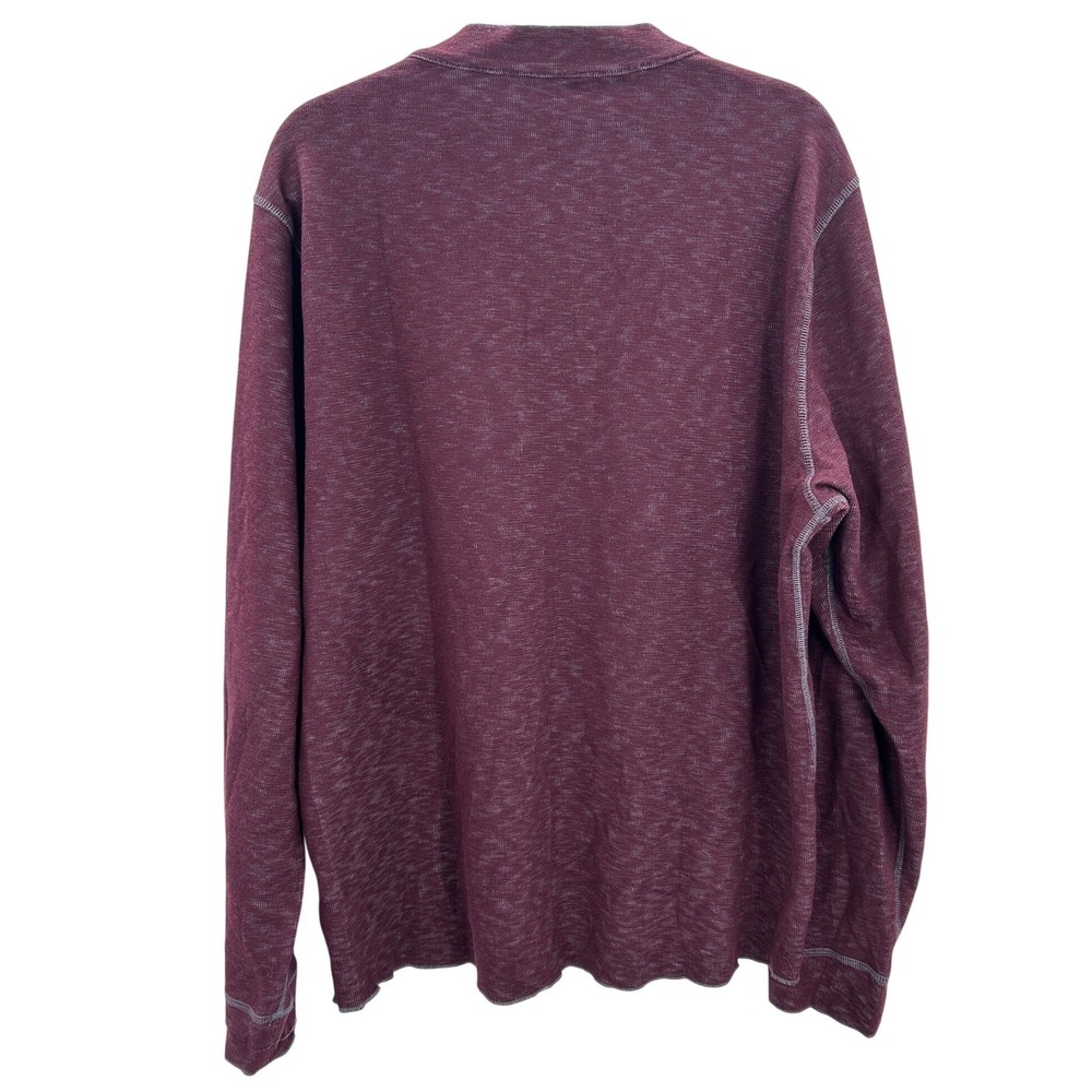 Tailorbyrd Mens Reversible Quarter Snap Pullover XL Burgundy Bird Golf Athletic - Picture 2 of 9